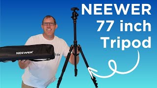 Neewer 77 inch Tripod It is Great and Sturdy [upl. by Esilehc]