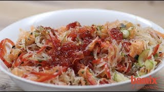 GLASS NOODLE SALAD with bamix® of Switzerland [upl. by Atirys860]