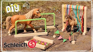 HORSE AGILITY voor SCHLEICH PAARDEN maken  Tutorial  Daphne draaft door [upl. by Grail]