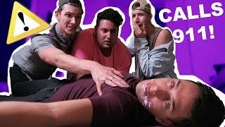 EXTREME FAINTING PRANK ON BOYFRIEND  DIALS 911 gone wrong [upl. by Leiand693]