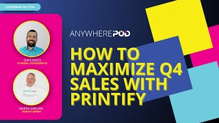 Sell Personalized Products with Printify amp AnywherePOD  Live QampA [upl. by Aitra]