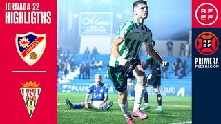 Resumen PrimeraFederación  Linares Deportivo 02 Córdoba CF  Jornada 22 Grupo 2 [upl. by Nysilla438]