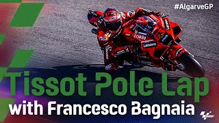 Francesco Bagnaias Tissot Pole Lap  2021 AlgarveGP [upl. by Lomaj]