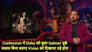 Weekend Ka Vaar Salman Ke Sawal Ka Confession Se Eisha Ka Jawab Sunke Vivian Ke Ude Hosh BB18 [upl. by Ahsiakal461]