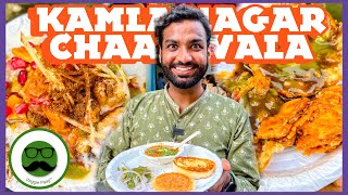 Chatpata Delhi Chaat Street Food in Kamla Nagar  Veggie Paaji [upl. by Can]