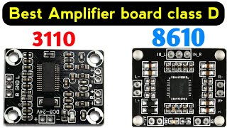 Best class D Amplifier Board 1515 watt  8610 3110 Board  Electronics Verma [upl. by Simone]