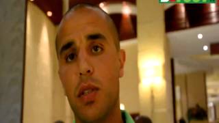 Interview Madjid Bougherra à lannonce de la qualification de lEN [upl. by Marrilee]