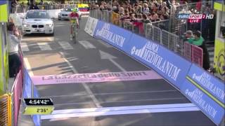 Stage 5  TirrenoAdriatico 2014  finish Peter Sagan [upl. by Zucker307]