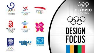 The design of Olympic Games Logos  Design Focus [upl. by Selrhc]