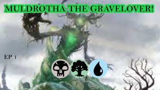 Slamming graveyard cards Muldrotha the Gravetide Brawl Ep 1 [upl. by Eicyal]