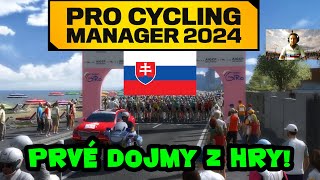 Pro Cycling Manager 2024 SKCZ  Moje prvé dojmy z hry [upl. by Airuam]