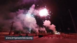 Mascleta Nocturna Fiestas Patronales Albuixech Valencia 2024 Pirotecnia Gironina [upl. by Galvin]