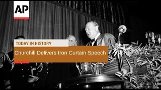 Churchills Iron Curtain Speech  1946  Today In History  5 Mar 17 [upl. by Amor937]