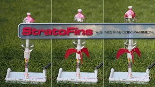 No Fins vs Fins Comparison  Terminate the Tumble w StratoFins [upl. by Lathe]