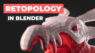 Retopology in Blender Beginner Tutorial [upl. by Wolcott133]