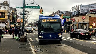 NYC Bus B35 1073 XD60  McDonald Av  Nostrand Av [upl. by Briscoe]