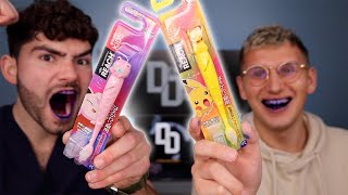 Pokemon Toothbrush Battle vs Dylan Lemay [upl. by Fessuoy]