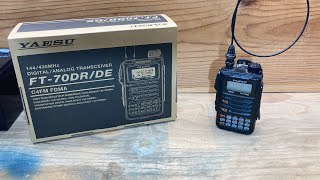 Yaesu FT70d  Highly Recommend [upl. by Olin649]