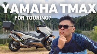 Are Maxi Scooters good for long distance trips Riding the Yamaha Tmax [upl. by Yren]