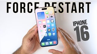 How to Force Restart iPhone 16 amp 16 Pro Max [upl. by Eissej]