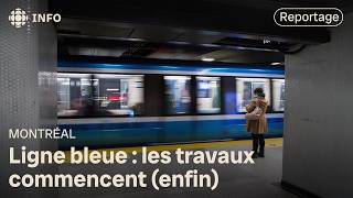 Prolongement de la ligne bleue  les travaux sont lancés [upl. by Teplitz]