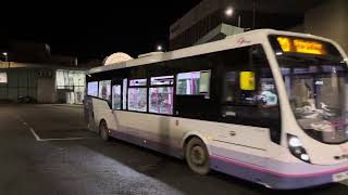 First Hadleigh 47530 SN64CNK departing Southend Travel Centre for Hullbridge 291124 [upl. by Egidius648]