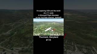 Comment where can i go 🇺🇸 thurmont maryland usa microsoftflightsimulator msfs2020 [upl. by Farrison]