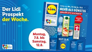 Der Lidl Prospekt der Woche  Angebote von Montag 78 bis Samstag 128 [upl. by Boehmer]