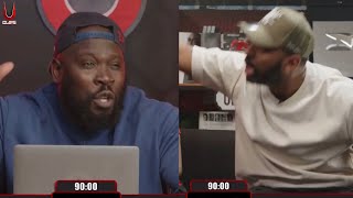 Flex and KG get into a heated exchange at full time [upl. by Ecirtal]