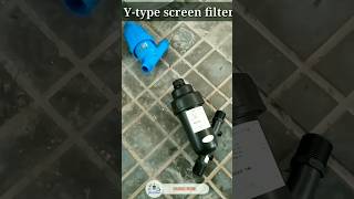 Y strainer filter in water line fitting  Screen filter installation  water labs [upl. by Ardell933]