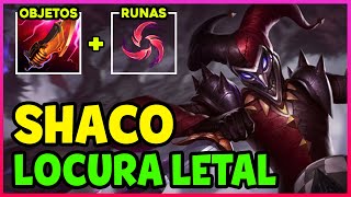 🔥 SÚPER PAYASO COMO JUGAR SHACO JUNGLA S14 GUÍA ESPAÑOL  TEMPORADA 14 LOL 2024 [upl. by Isle772]