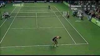 Caroline Wozniacki vs Martina Hingis Highlights [upl. by Yerhcaz]