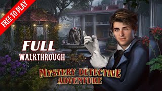 Mystery Detective Adventure Full Walkthrough [upl. by Ahsoj]