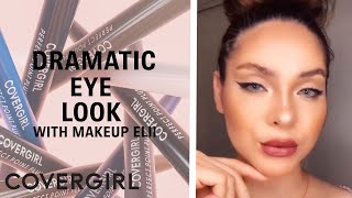 Dramatic Eye Makeup Tutorial with Makeup Elii  COVERGIRL Shorts [upl. by Reivad]