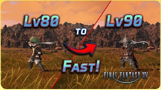 FFXIV Dawntrail Level 80 to 90 FAST Five Methods [upl. by Aisan]