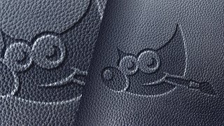 GIMP Tutorial Pressed Leather Effect [upl. by Rosina617]