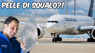 aerei Rivestiti di PELLE di SQUALO 🦈😮 Lidea di Lufthansa [upl. by Vonni]