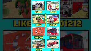 King Kong  Hulk Monster  Super Car  New Weapons  ALL RGS TOOL Cheat Code 😱ibd3d shorts [upl. by Akcinahs]