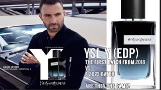 YSL Y edp  The First Batch From 2018 VS A 2023 Batch [upl. by Yesnik561]