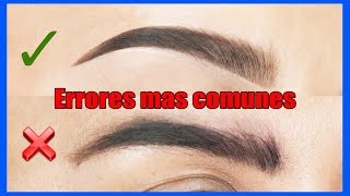 CEJAS PERFECTAS FACIL paso a paso y Errores de Maquillaje  Alin Pescina Makeup [upl. by Ewen139]