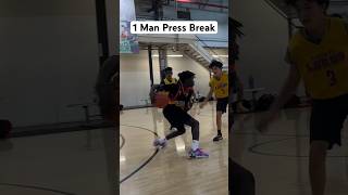 1 Man Press Break In Basketball [upl. by Marcos952]