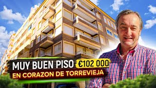 Venta de pisos en España Muy buen piso en corazón de Torrevieja a 200 m de la playa [upl. by Ayerim]