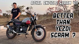 Royal Enfield Scram 411 Most Detailed Review  Better Than Yezdi Scrambler [upl. by Aliac]