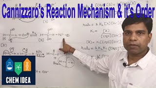 Aldehydes amp Ketones  Cannizzaro Reactions Mechanism amp Order  Accurate Explanation  Chem Idea [upl. by Eade]