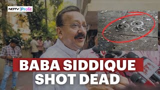 ExMaharashtra Minister Baba Siddique Shot Dead In Mumbai [upl. by Nyloj]