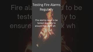 TestItTuesday Testing Fire Alarms Regularly [upl. by Odnanref]