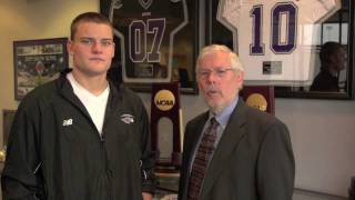 QB Matt Blanchard and Coach Lance Leipold talk football with Chancellor Telfer [upl. by Eatnahs]