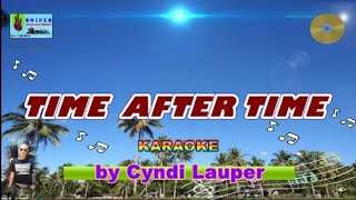 TIME AFTER TIME karaoke by Cyndi Lauper [upl. by Llewxam]