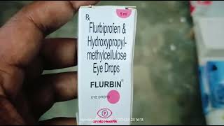 Flurbin eye drops uses in hindiflurbiprofen amp hydroxypropyl methylcellulose eye drops uses in hindi [upl. by Evy]