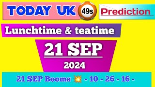 Uk 49 predictions for today 21 Sep 2024  uk49s lunchtime predictions for today [upl. by Latsirk895]